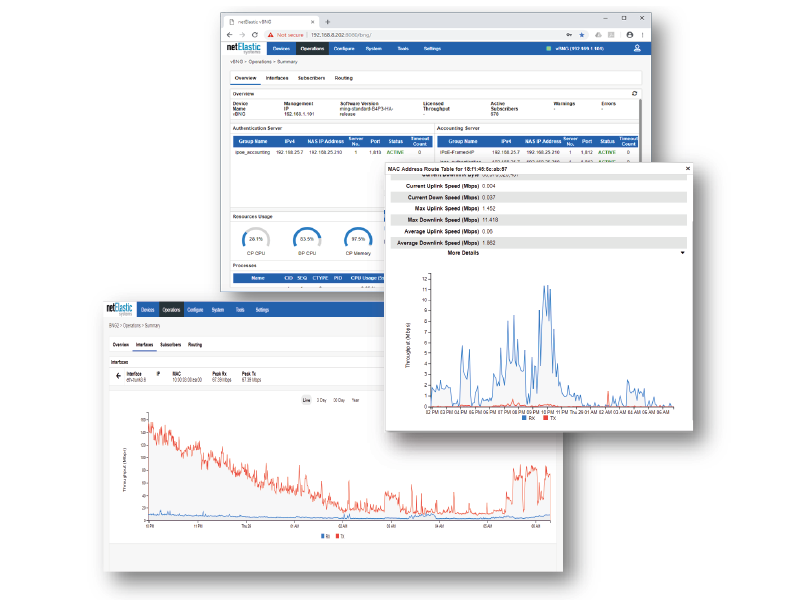 netElastic Dashboard
